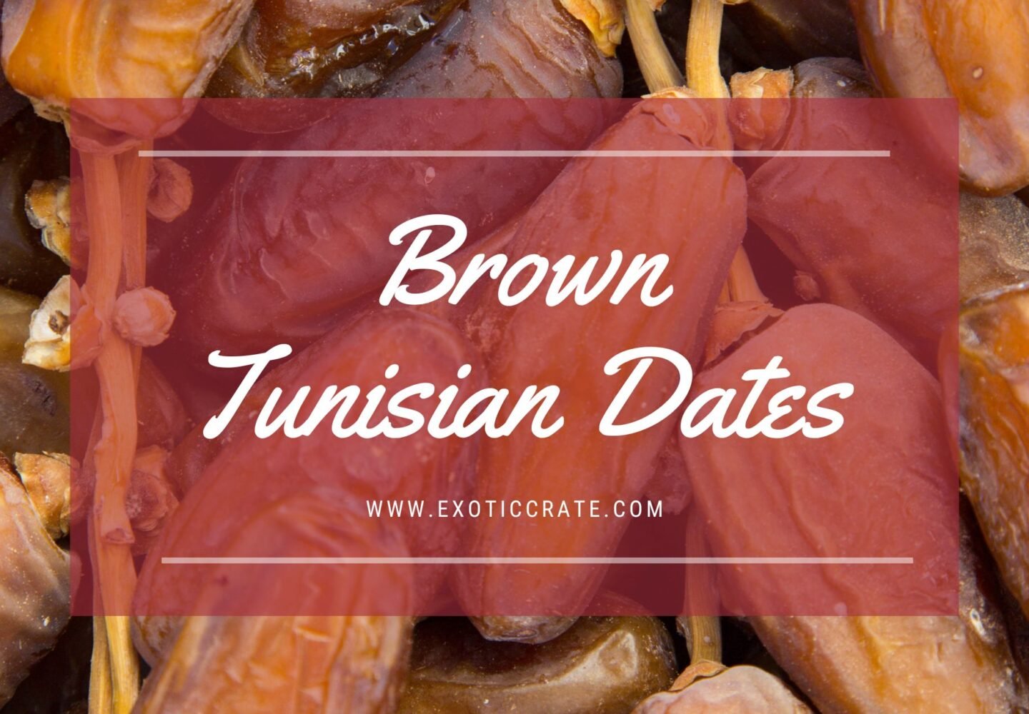 Brown Tunisian dates